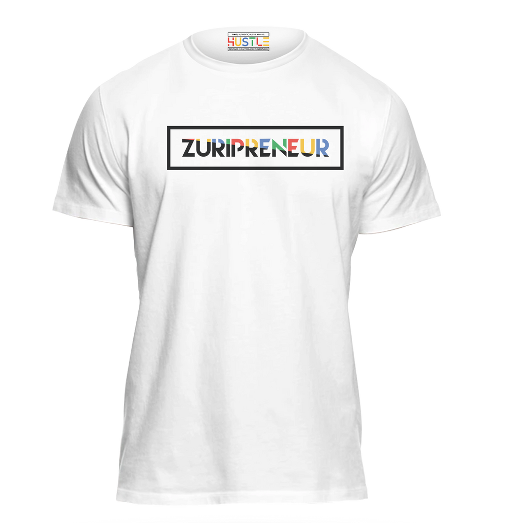 ZURIPRENEUR - Classic-Tee - "White G-Colors"